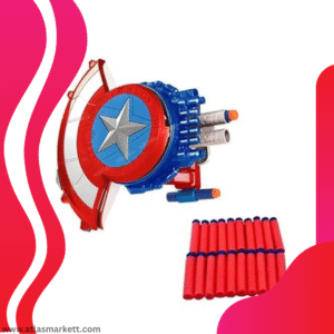 Kids Soft Bullet Blaster Gun with Shield 40 Foam Bullets toy set for kids indoor outdoor play