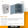Kitchen Compost Bin 2.4 Gallon Odorless Hanging Mountable Indoor showing reusable bag