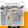 Kitchen Compost Bin 2.4 Gallon Odorless Hanging Mountable Indoor under sink setup