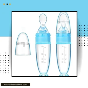 Mess-Free Baby Feeding 2 Silicone Spoons with Stand for infants 0-24 months