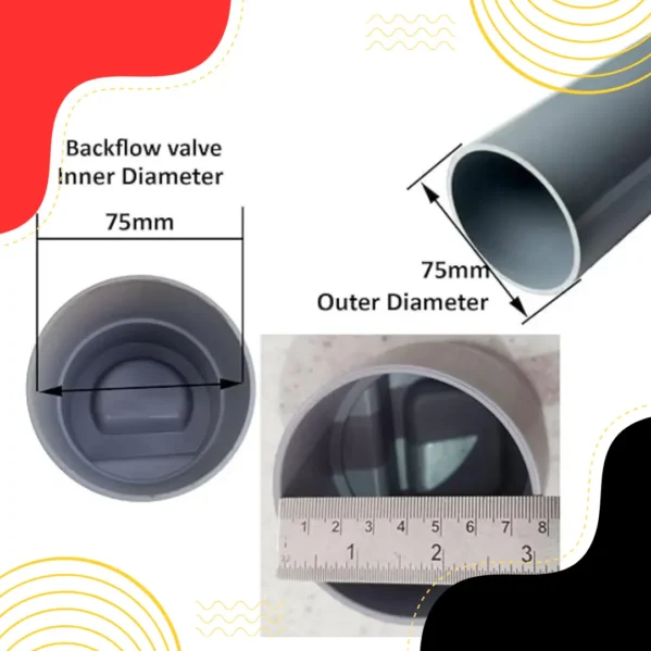 PVC Drain Valve Anti-Rat Cockroach & Snake Strainer easy to install PVC pipe check valve