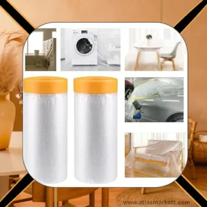 Pre-Taped Paint Protection Film Dustproof Cover for Car Furniture used in DIY home painting projects