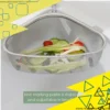 Stainless Steel Corner Sink Strainer – Triangle Food Catcher catches food scraps