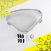 Stainless Steel Corner Sink Strainer – Triangle Food Catcher mesh basket view