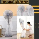 Washable Fan Cover Waterproof Dustproof Standing Fan Protector for pedestal fans