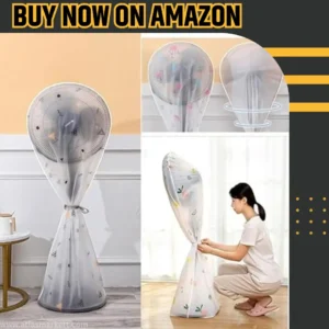 Washable Fan Cover Waterproof Dustproof Standing Fan Protector for pedestal fans