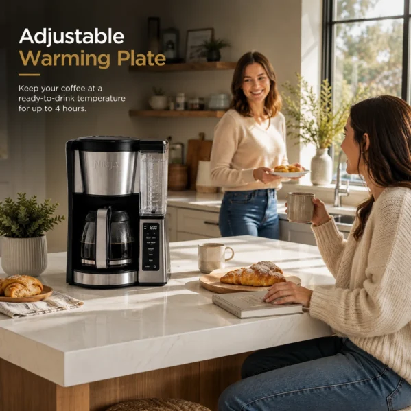 Large capacity drip coffee maker designed for family and office use
