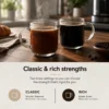 Programmable coffee brewer with Classic and Rich brew options
