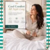 Queen 4-piece white bed sheet set with fitted sheet, flat sheet, and matching pillowcases on a neatly made bed