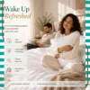 White Queen 4-piece microfiber bed sheet set designed for comfortable year-round sleeping