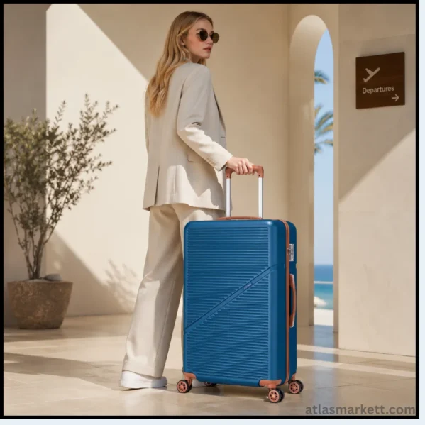 20, 24, and 28 inch hardshell luggage set for travel