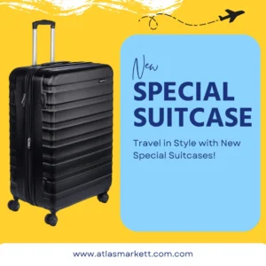 30-inch black hardside checked suitcase with spinner wheels for travel