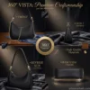 Black hobo handbag for women with removable shoulder strap and stylish design