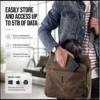 Portable 2TB hard drive used to add extra storage to a computer