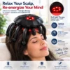 Electric scalp massager with 15-minute automatic shut-off feature