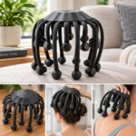 Electric scalp massager with 20 vibration points for head relaxation